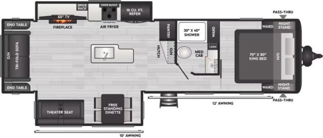 LS-K-2797R Neuf Keystone Coleman 2950RL 2026 a vendre1