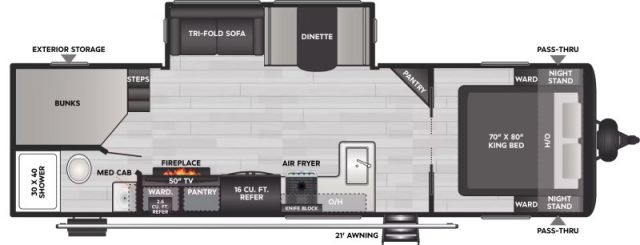 LS-K-2868R Neuf Keystone Coleman 2900BH 2026 a vendre1