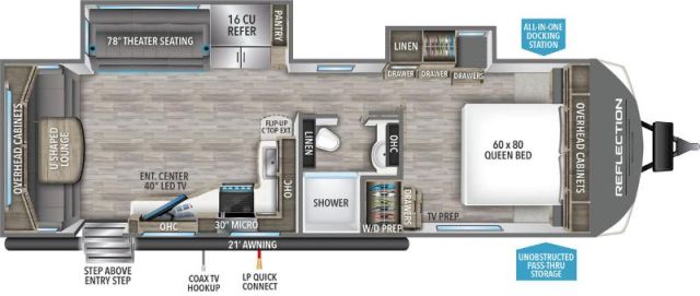 LS-D-2461R Neuf Grand Design Reflection 296RDTS River Rock 2024 a vendre1