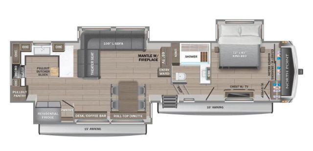 LS-J-3847F Neuf Jayco North Point 365RKTS 2025 a vendre1
