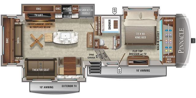 LS-AK-2772R Occasion Jayco Pinnacle 32RLTS 2021 a vendre1