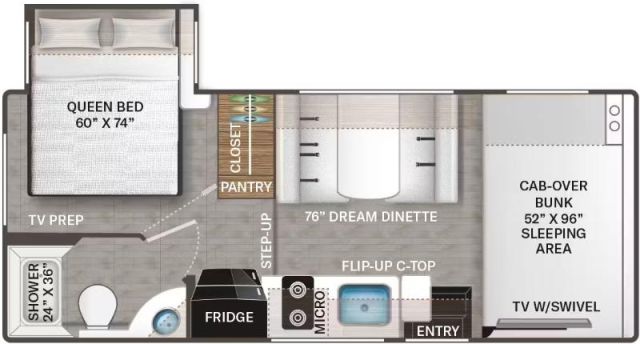 LS-T-0312C Neuf Thor Motor Coach Four Winds 22Z GM 2026 a vendre1