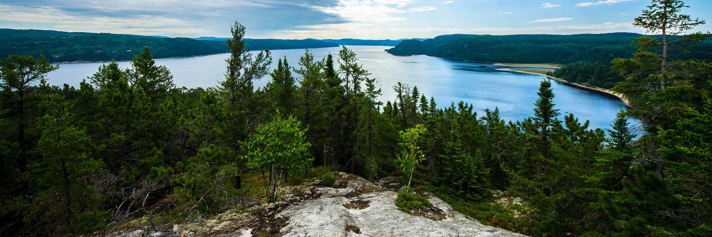 Vue sur le Lac St Jean 