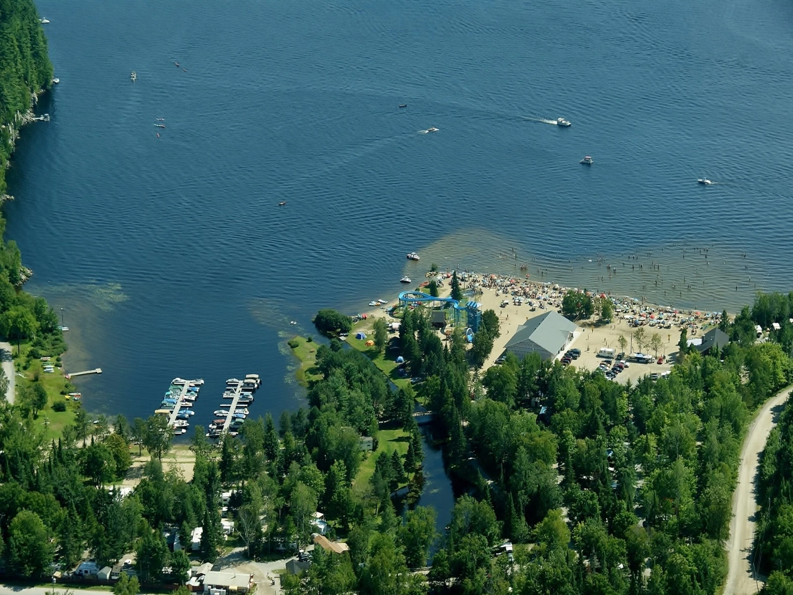 Camping du lac Blanc, Portneuf