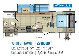 Jayco White Hawk 27RBOK