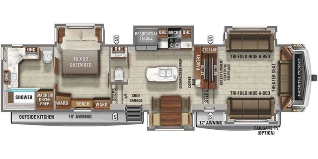 LS-AD-2495F Occasion Jayco North Point 382FL 2022 a vendre1