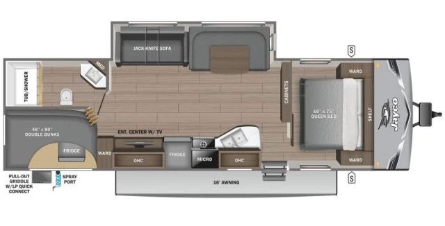 LS-J-3835R Neuf Jayco Jay Flight 284BHS SLX 2025 a vendre1