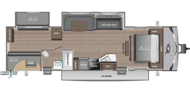 LS-J-3837R Neuf Jayco Jay Flight 321BDS SLX 2025 a vendre1