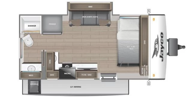 LS-J-3829R Neuf Jayco Jay Feather 16RB AIR 2025 a vendre1