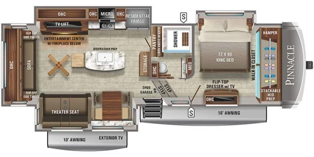 LS-AK-2772R Occasion Jayco Pinnacle 32RLTS 2021 a vendre1