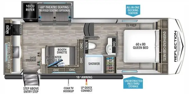 LS-2J-3726A Occasion Grand Design Reflection 22RK 2024 a vendre1