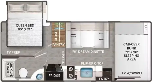 LS-T-0311C Neuf Thor Motor Coach Four Winds 22Z GM 2026 a vendre1