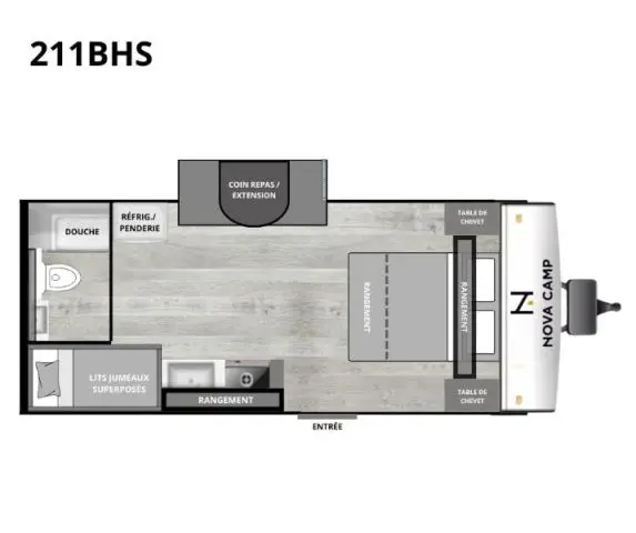 LS-N-0358R Neuf Nova Camp Nova Camp 211BHS 2026 a vendre1