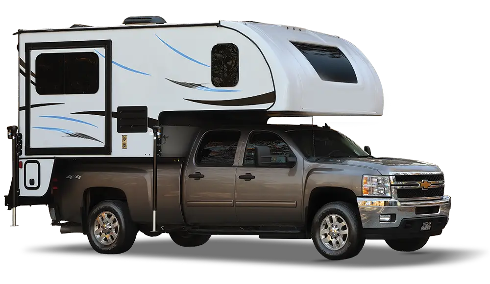 Camion supportant la Caravane portée