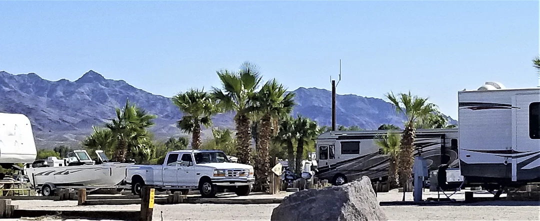 vue d'un camping pour VR