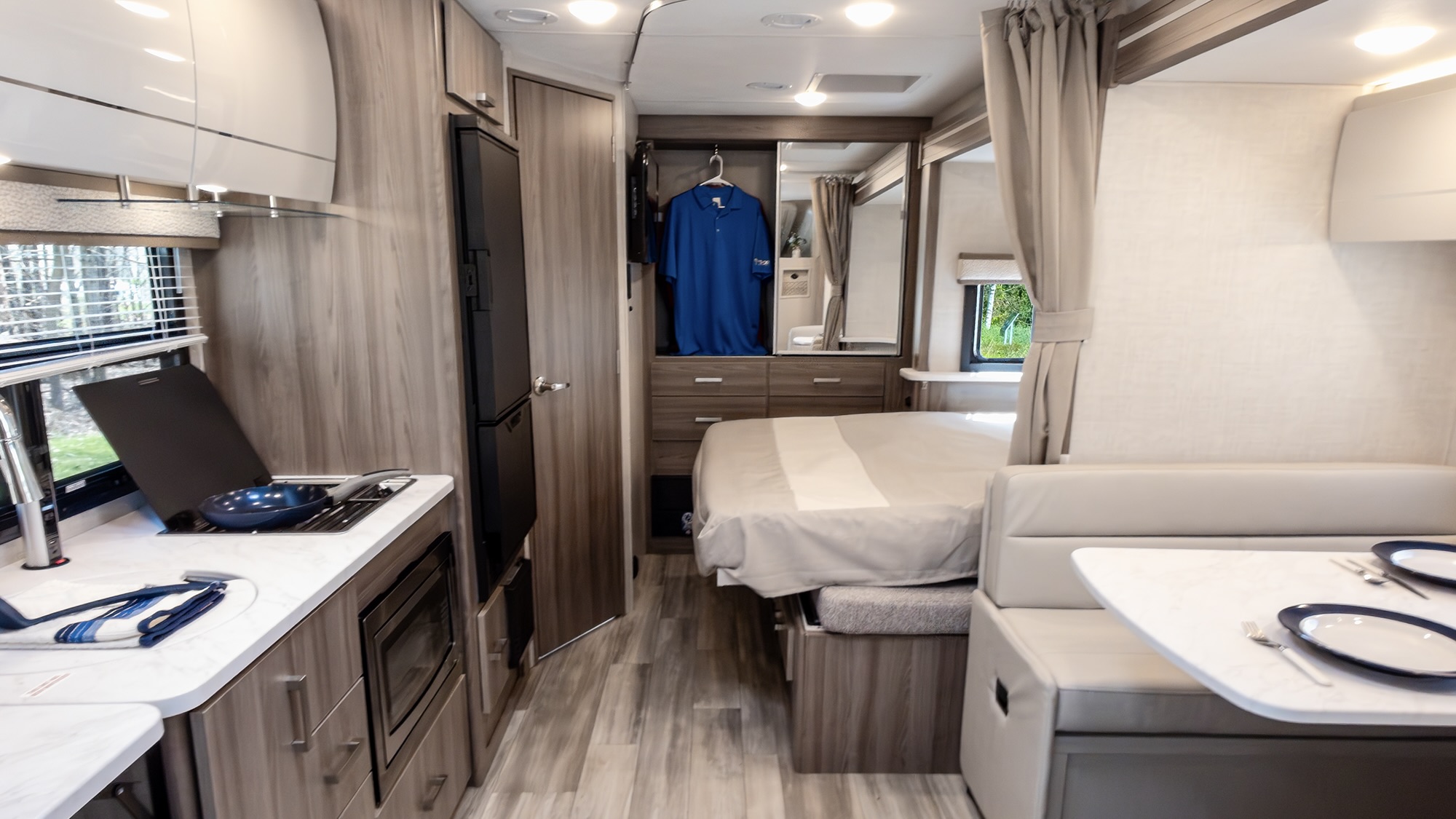 Intérieur du motorisé Classe C Compass