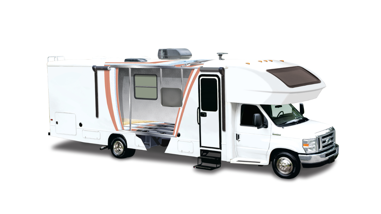 vue latérale avant d'un Esteem 29V d'Entegra Coach