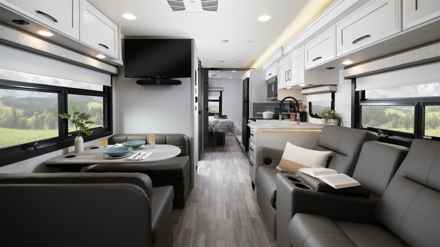 Intérieur du motorisé Classe A Entegra Coach Vision