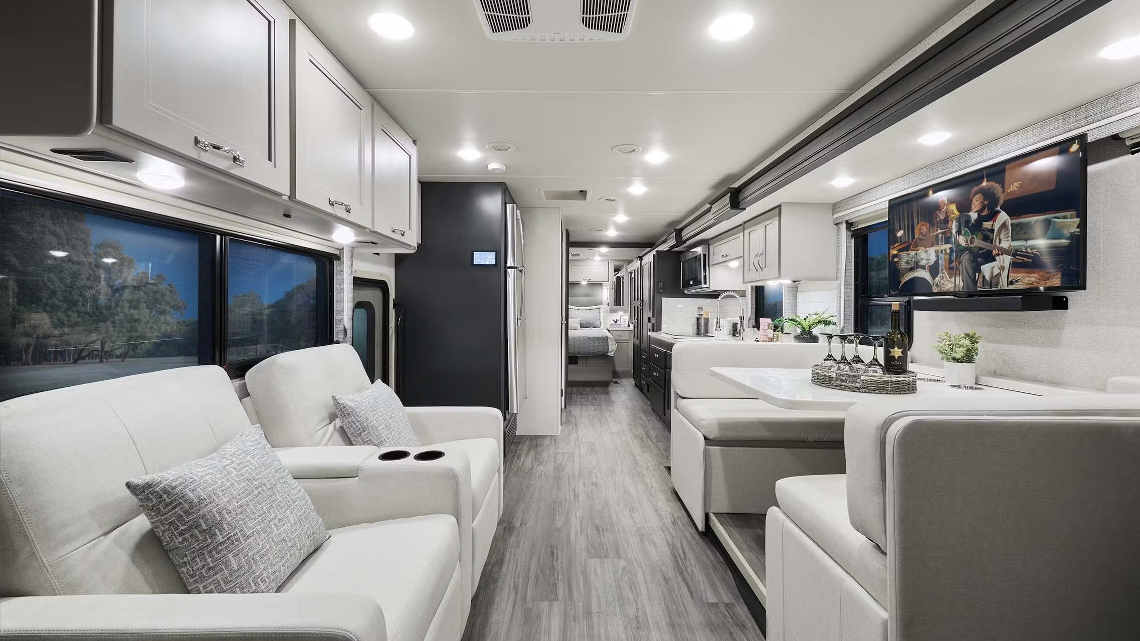 Intérieur du motorisé Classe A Thor Motor Coach Palazzo